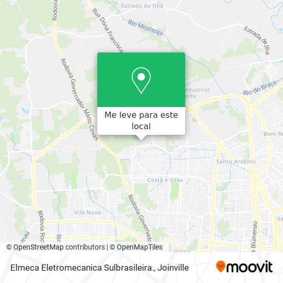 Elmeca Eletromecanica Sulbrasileira. mapa