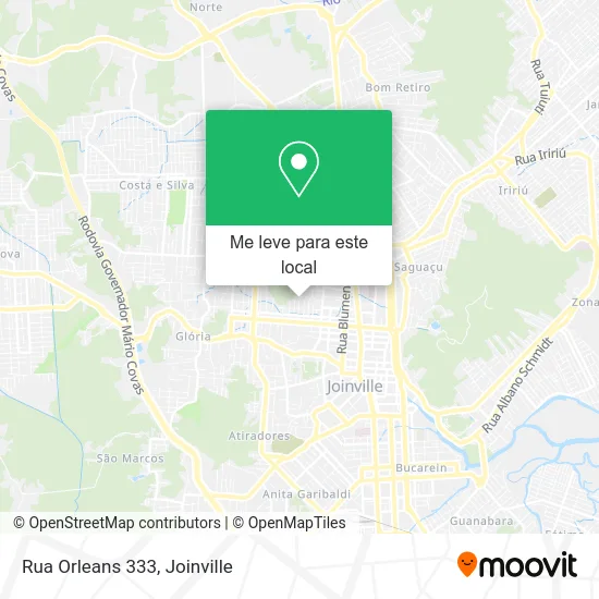 Rua Orleans 333 mapa