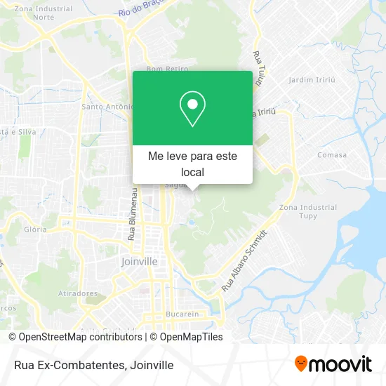 Rua Ex-Combatentes mapa