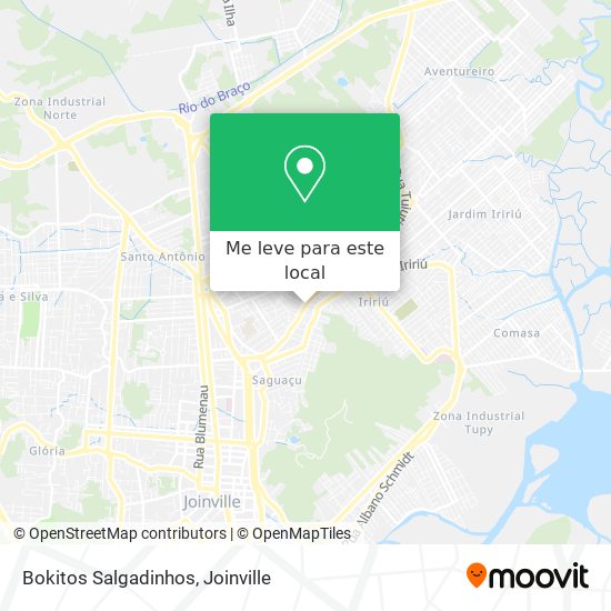 Bokitos Salgadinhos mapa