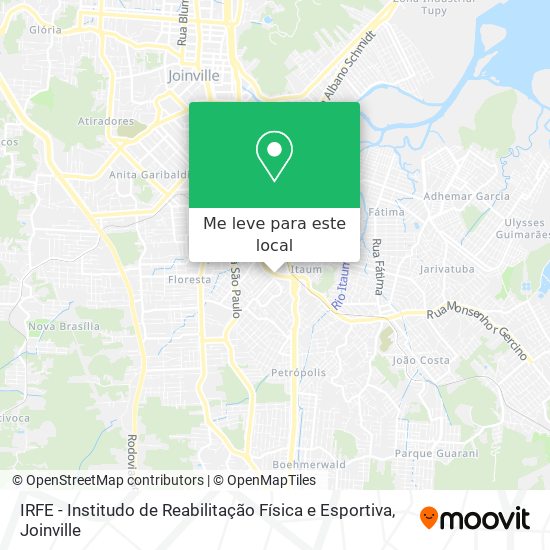 IRFE - Institudo de Reabilitação Física e Esportiva mapa