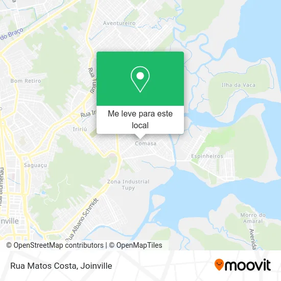 Rua Matos Costa mapa