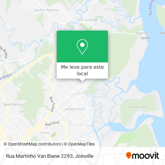 Rua Martinho Van Biene 2293 mapa