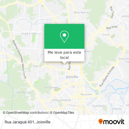 Rua Jaraguá 401 mapa