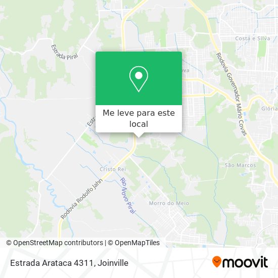 Estrada Arataca 4311 mapa