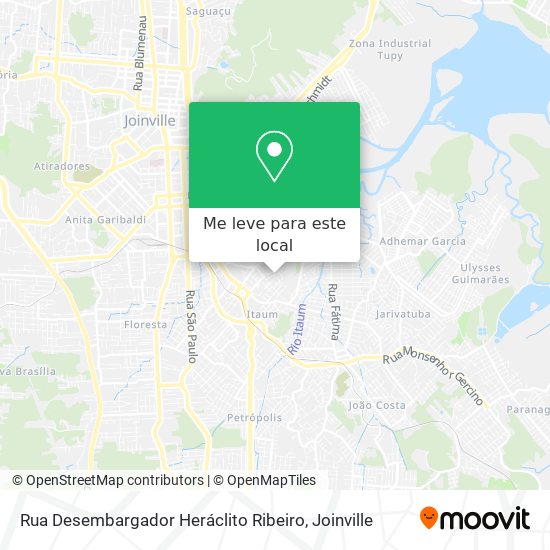 Rua Desembargador Heráclito Ribeiro mapa