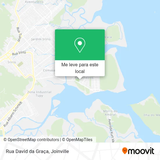 Rua David da Graça mapa