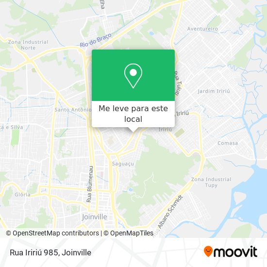 Rua Iririú 985 mapa