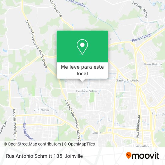 Rua Antonio Schmitt 135 mapa