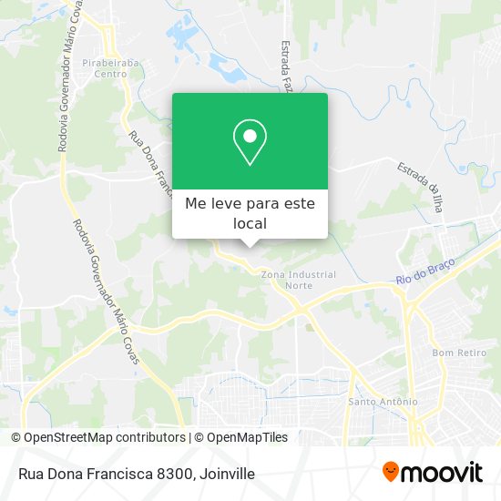 Rua Dona Francisca 8300 mapa