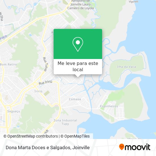 Dona Marta Doces e Salgados mapa