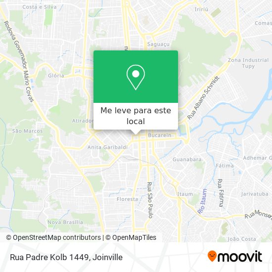 Rua Padre Kolb 1449 mapa