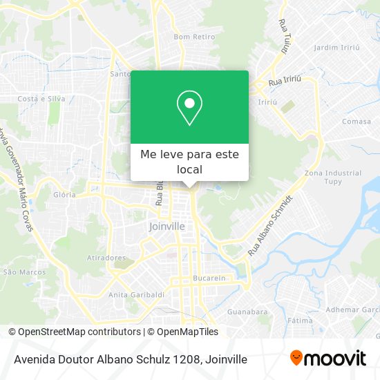 Avenida Doutor Albano Schulz 1208 mapa