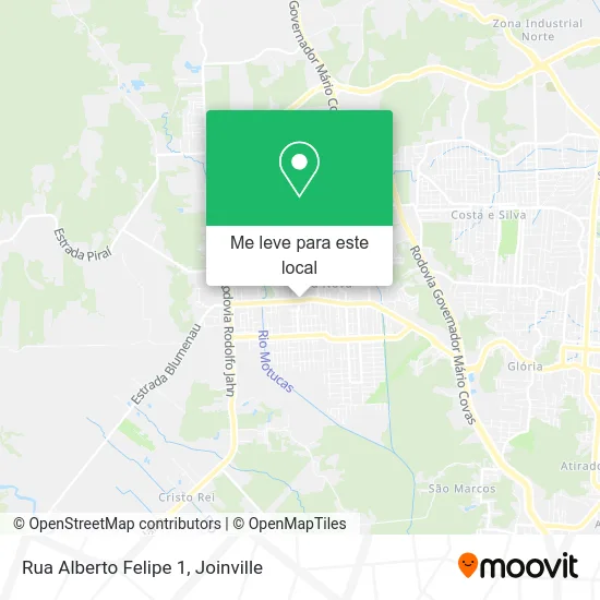 Rua Alberto Felipe 1 mapa