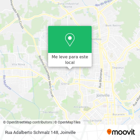 Rua Adalberto Schmalz 148 mapa