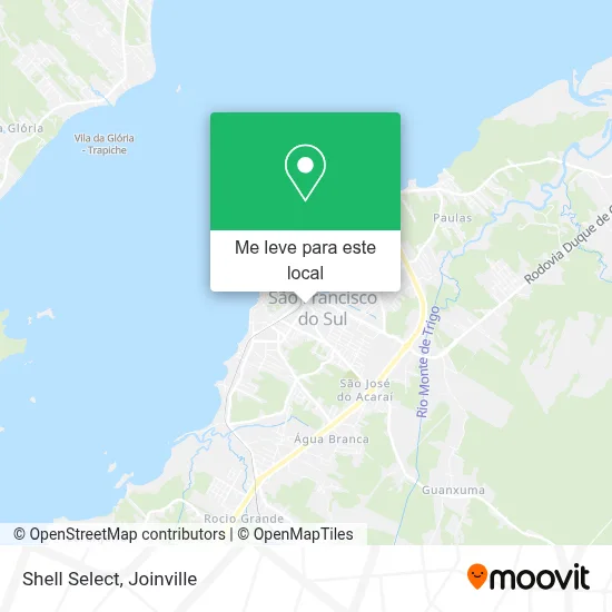 Shell Select mapa
