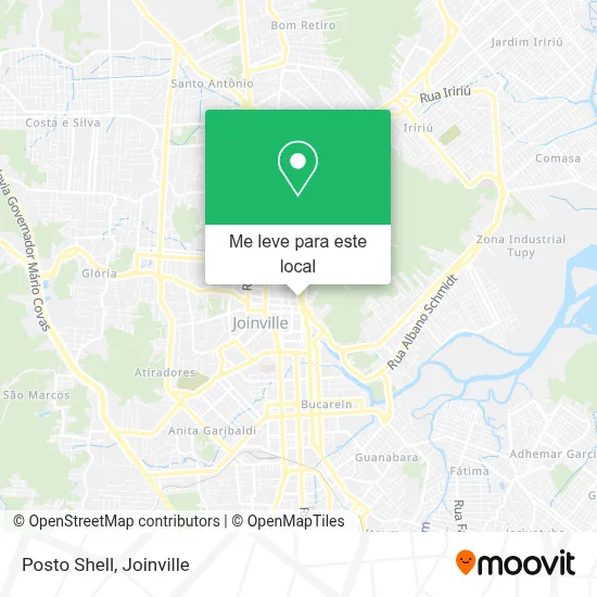 Posto Shell mapa