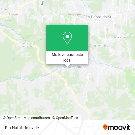 Rio Natal mapa
