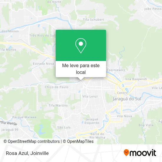 Rosa Azul mapa
