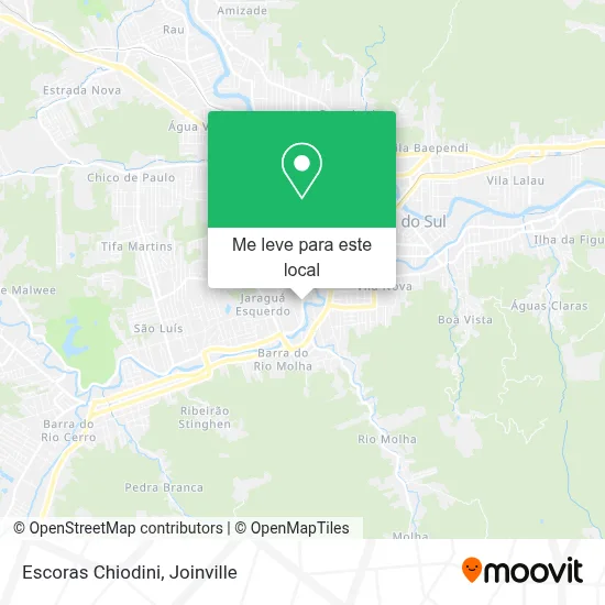 Escoras Chiodini mapa