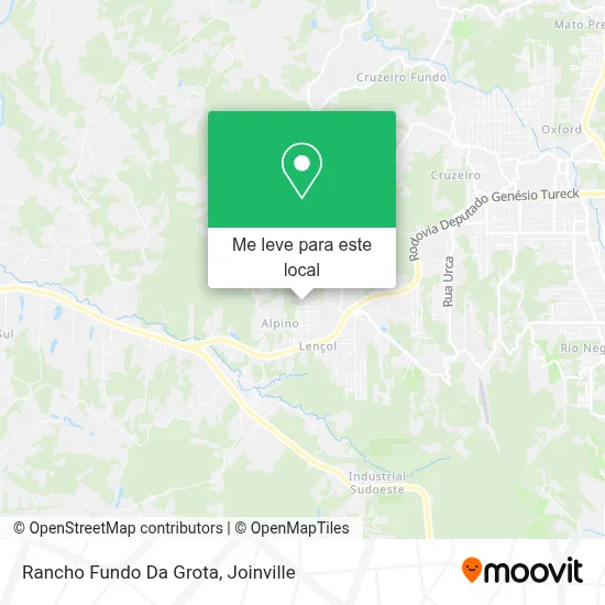 Rancho Fundo Da Grota mapa