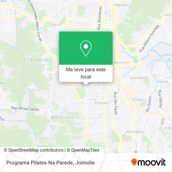 Programa Pilates Na Parede mapa