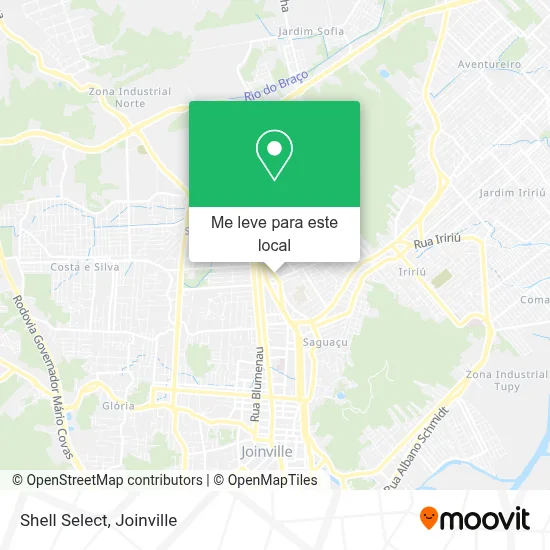 Shell Select mapa