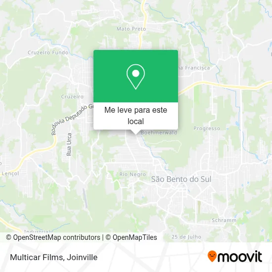 Multicar Films mapa