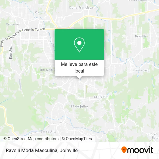 Ravelli Moda Masculina mapa