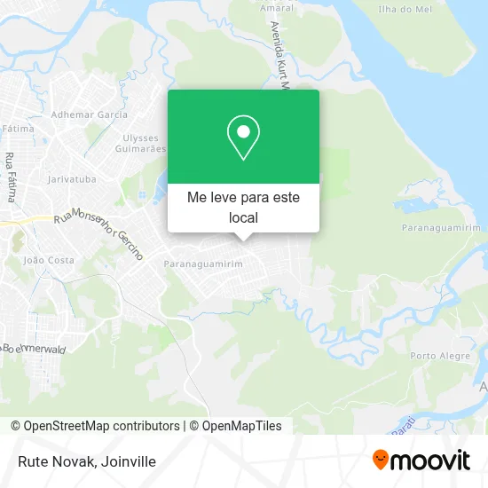 Rute Novak mapa