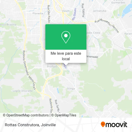 Rottas Construtora mapa