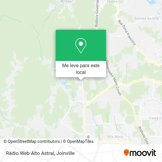 Rádio Web Alto Astral mapa