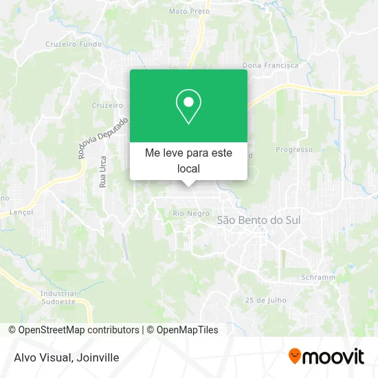 Alvo Visual mapa