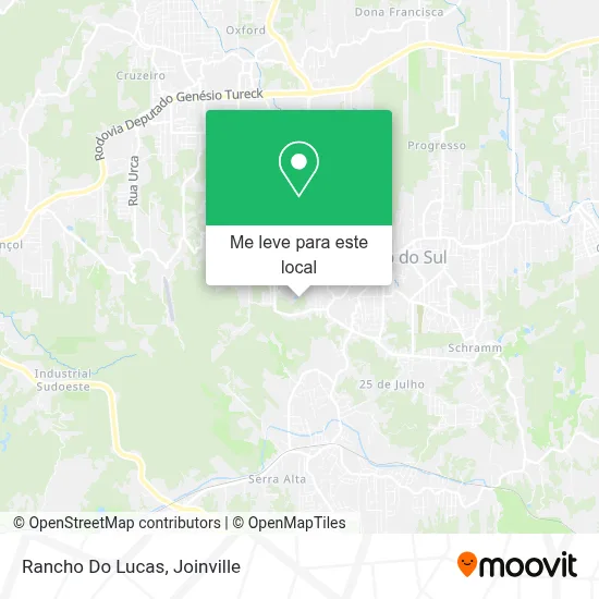 Rancho Do Lucas mapa