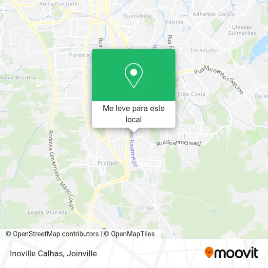Inoville Calhas mapa