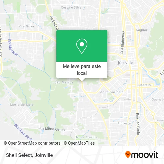 Shell Select mapa