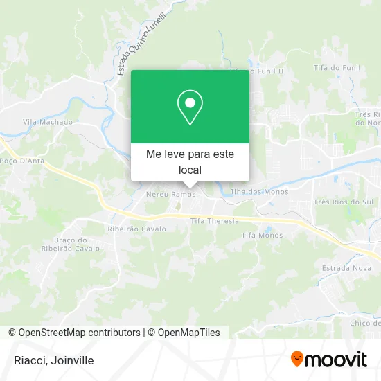 Riacci mapa