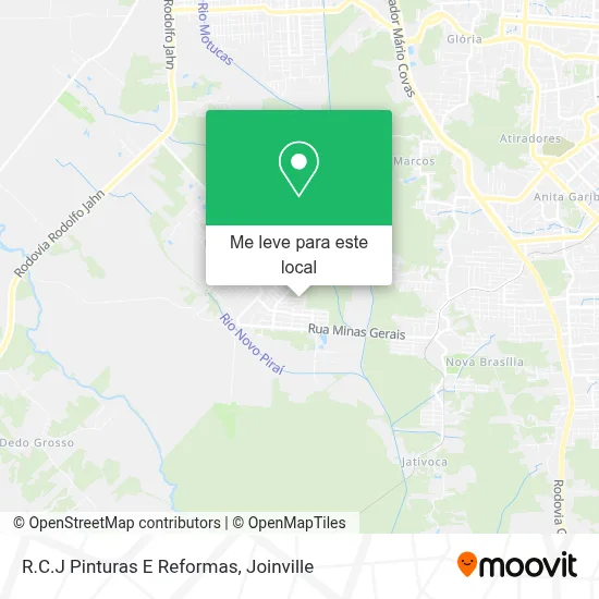 R.C.J Pinturas E Reformas mapa