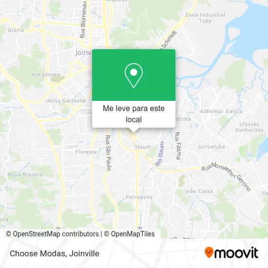 Choose Modas mapa