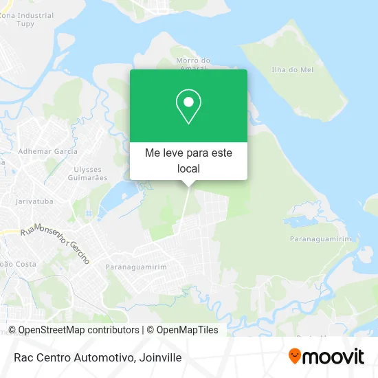 Rac Centro Automotivo mapa