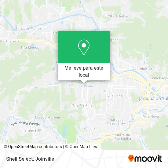 Shell Select mapa