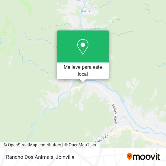 Rancho Dos Animais mapa