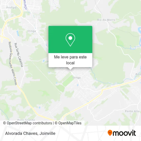 Alvorada Chaves mapa