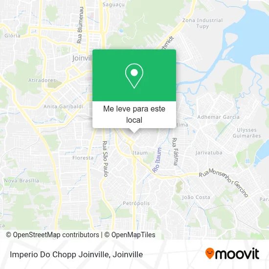 Imperio Do Chopp Joinville mapa