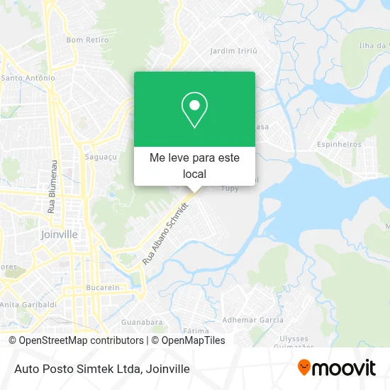 Auto Posto Simtek Ltda mapa
