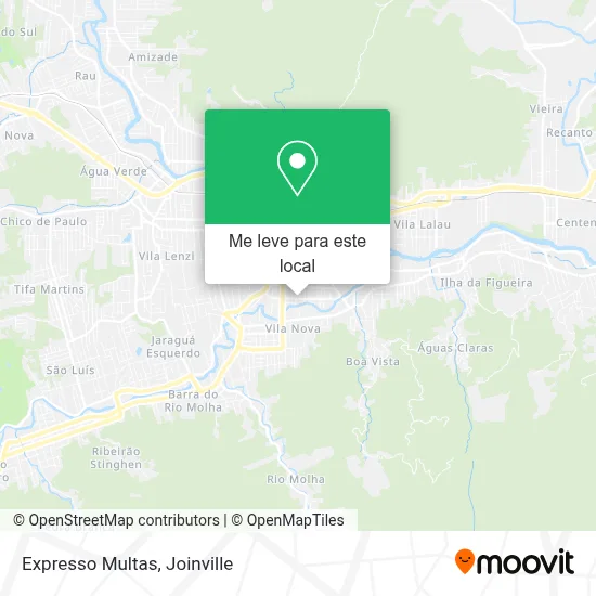 Expresso Multas mapa