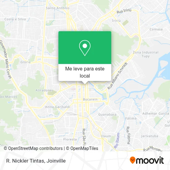 R. Nickler Tintas mapa