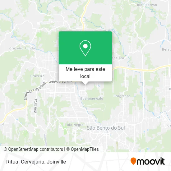 Ritual Cervejaria mapa