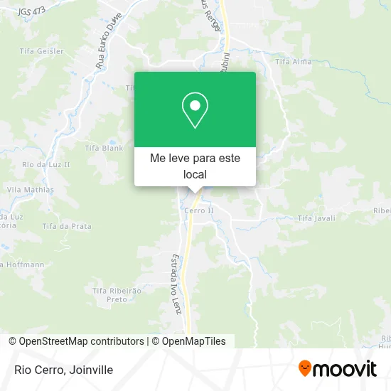 Rio Cerro mapa