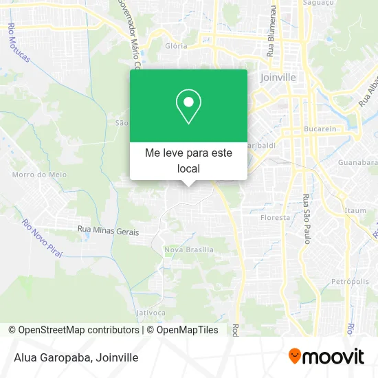 Alua Garopaba mapa